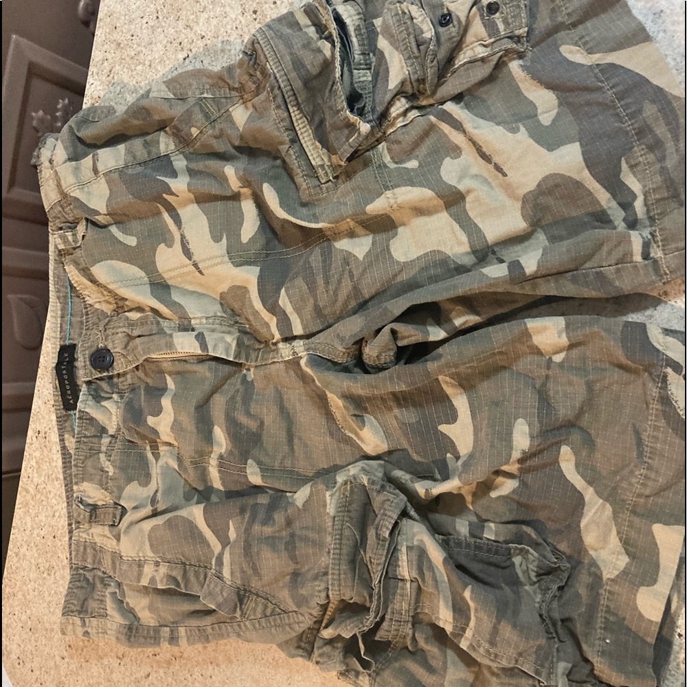 COPY - AERO Camo Cargo Shorts